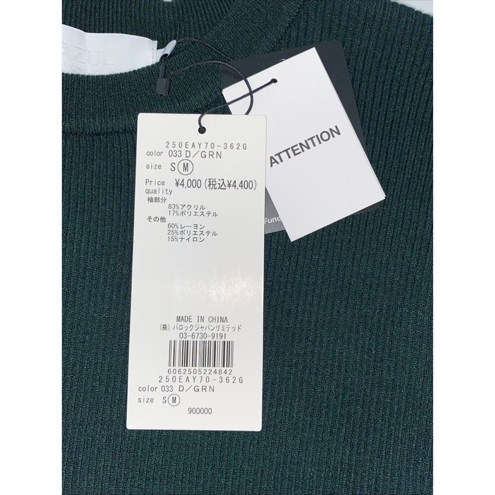Azul by Moussy Women’s Knit Sweater Lot Of 3 Puffy Shoulder Short Sleeve NEW Med - Picture 4 of 16